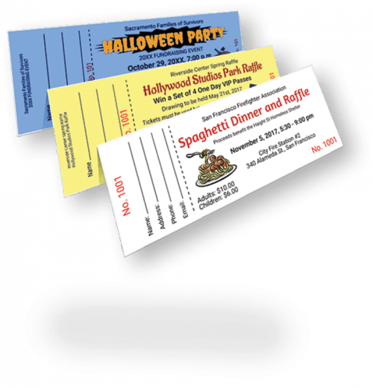 Raffle Tickets Wepco Printing